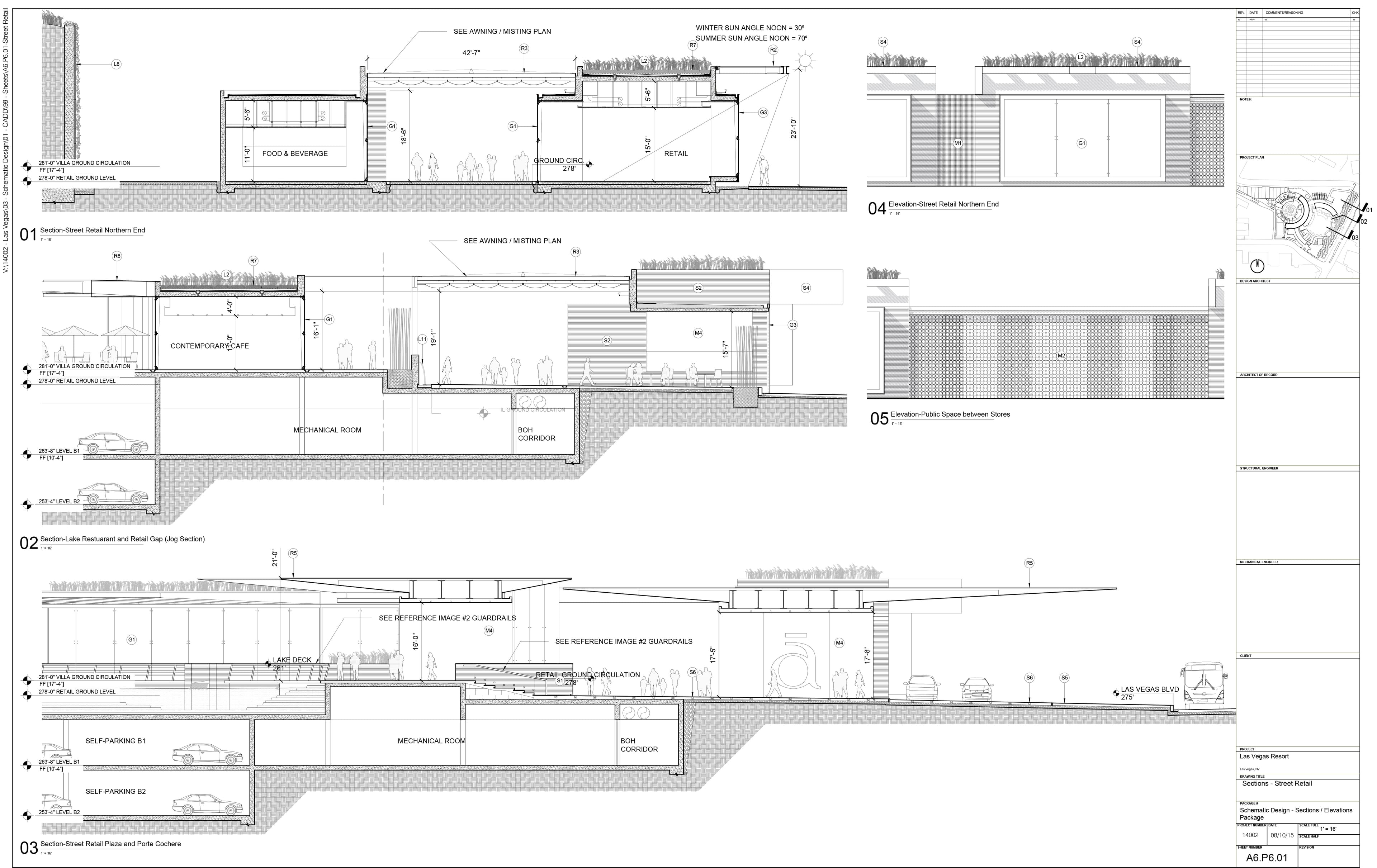 Section through the complex 02.